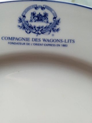 Juego de15 Platos Porcelana Azul y Blanco
