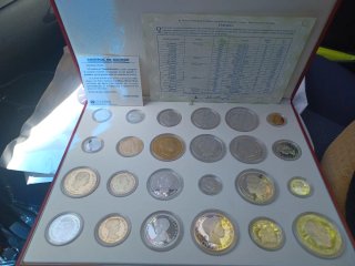 Colección 25 Monedas Plata y Oro Siglos