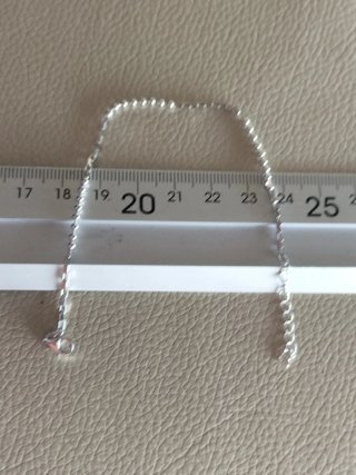 Pulsera de plata para chica nueva.