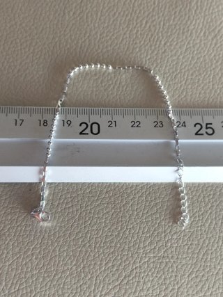 Pulsera de plata para chica nueva.