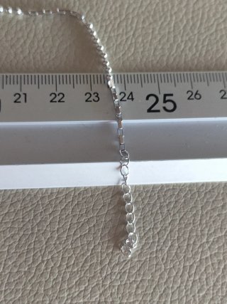 Pulsera de plata para chica nueva.