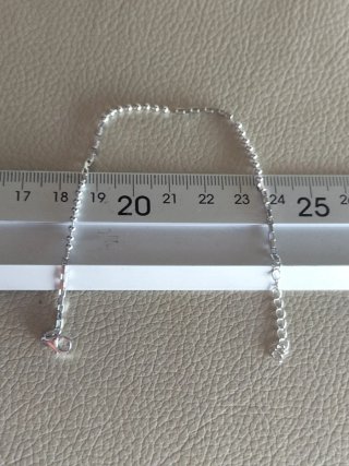 Pulsera de plata para chica nueva.