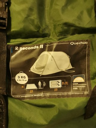 Tenda Campeggio Quechua 2 Seconds II (2 Posti) Pop