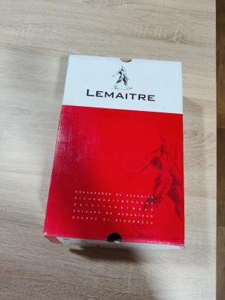 Botas de seguridad Lemaître negras y rojas