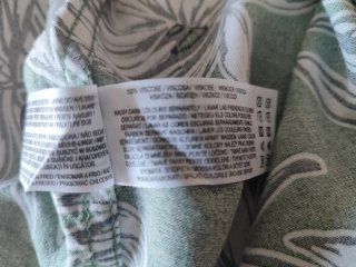 Camicia Primark Fantasia Floreale Verde Taglia L
