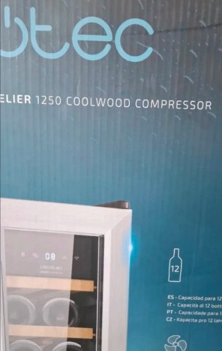 Vinoteca Cecotec bolero gran sommeliers 1250