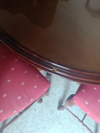 Regalo mesa extensible y 6 sillas comedor