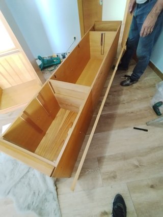 Armario puente madera