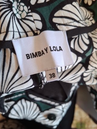Pantalón Bimba y Lola estampado hojas