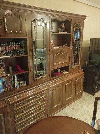 Mueble comedor clásico madera NO ENVÍO.