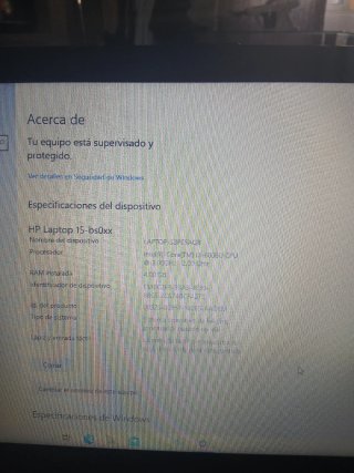 Portátil HP Negro
