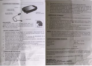 Plancha Eléctrica Parrilla