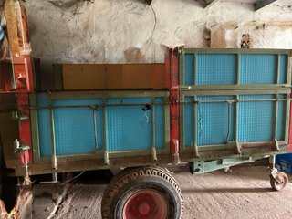 Remolque basculante hidráulico 2 ejes