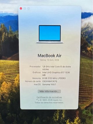 MacBook Air 512 GB 8 RAM Plata