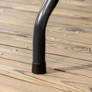 Tavolo Pieghevole da Giardino 6 Posti Acciaio HDPE