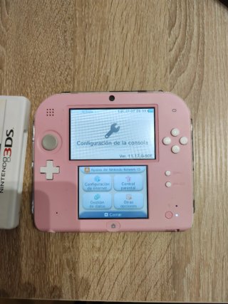 Nintendo 2DS Rosa COMO NUEVA.