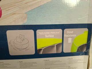 Pouf gonfiabile Avenli verde