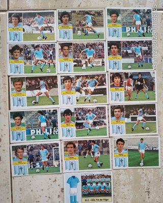 Lote cromos Panini Liga 82, equipos 85 unidades