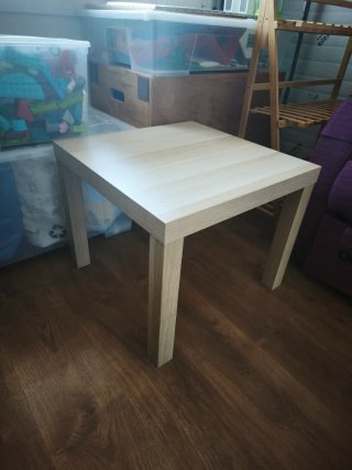 Mesa auxiliar madera Ikea