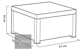 SP Berner - Set de Muebles de Jardín y Terraza Diva Wengue