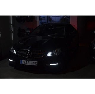 Faros delanteros Mercedes Clase C W204 tipo xenon