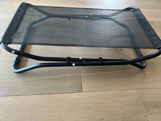 Cama perro plegable negra