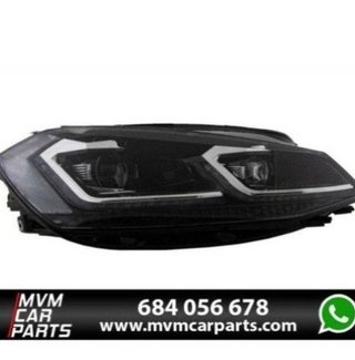 Faros delanteros Led para VW Golf 7.5 Facelift con