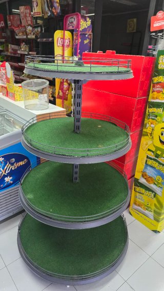 Góndola Exhibición Metálica Redonda