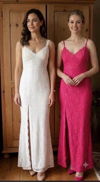 Vestidos de encaje largos 10€ cada uno