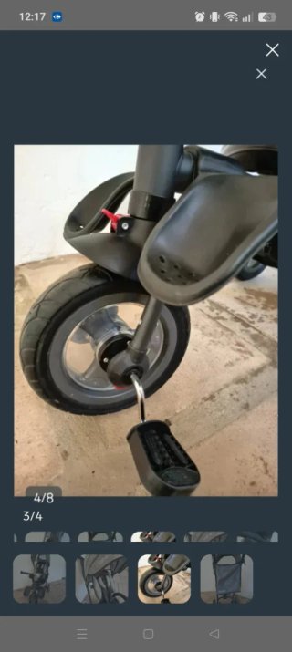 Triciclo evolutivo gris