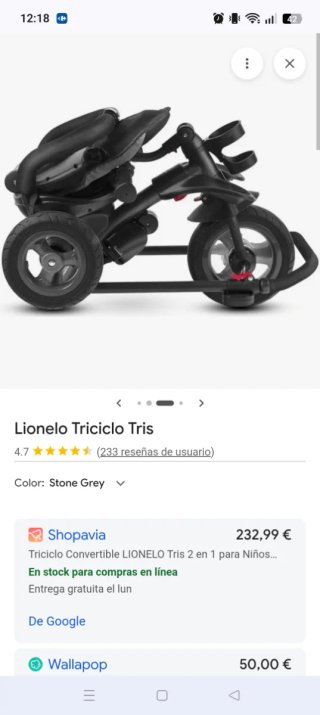 Triciclo evolutivo gris