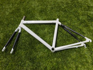 Cuadro Bici Fixie Blanco