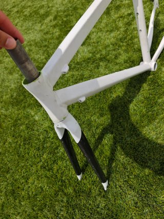 Cuadro Bici Fixie Blanco