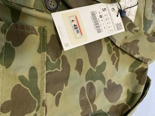 Chaqueta Zara Militar Bordada