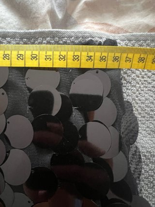 Falda lentejuelas negra