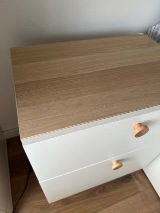 Mueble BESTA IKEA Blanco y Madera