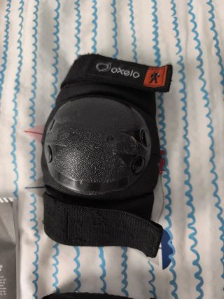 Set 3 protecciones Oxelo infantil negro