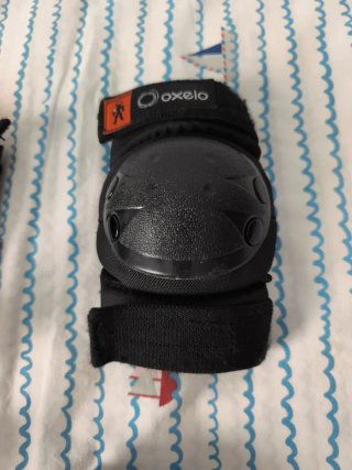 Set 3 protecciones Oxelo infantil negro