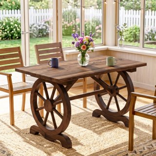 Tavolo Country Giardino 110x60x65 cm Legno Abete