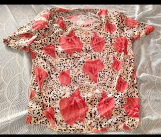 Blusa estampada floral y animal print