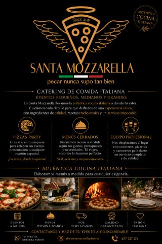 Servicio de catering y menús a domicilio