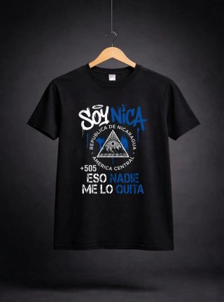 Camiseta Soy Nica Nicaragua. Talla L nueva