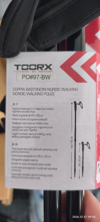 Bastones de trekking TOORX