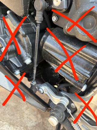 Pedal cambio K 1200 GT palanca BMW MotoRecuperados