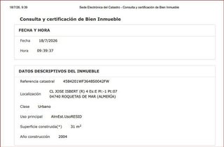 Garaje en venta en Roquetas Centro en Roquetas de Mar