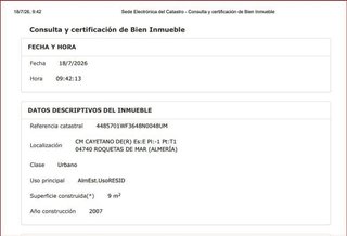 Garaje en venta en Roquetas Centro en Roquetas de Mar