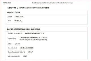 Garaje en venta en Roquetas Centro en Roquetas de Mar