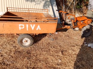 Motocultor con remolque PIVA