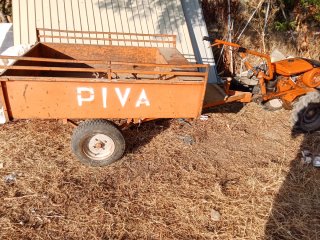 Motocultor con remolque PIVA