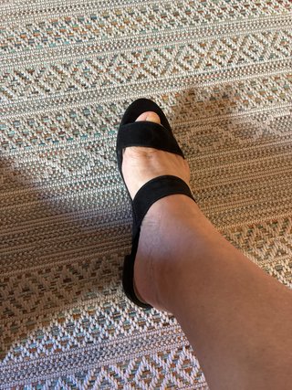 Sandalias Krack negras sin talón